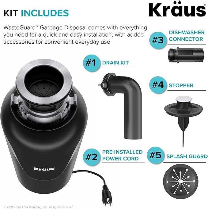 KRAUS Standart PRO™ 33-inch 16 Gauge Undermount 50/50 Double Bowl Stainless - Image 8
