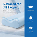 AM AEROMAX Queen Size Firm Contour Memory Foam Pillow, Cervical Pillow - Image 4