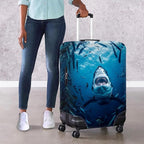 Seadworld Shark Luggage Cover 30-32 Inch High Elastic Thickened Travel Suitcase - Image 4