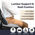 Coverado Seat Cushion and Lumbar Support Pillow - Image 2