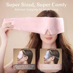 Silk Sleep Mask for Women and Men, Side Sleeper, 22 Momme Pure Mulberry Silk - Image 2