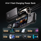 imuto 100w Power Bank, 20000mAh 4-Output Laptop Portable Charger, Fast Charging - Image 3