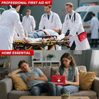 426 Piece Large First Aid Kit, Waterproof Compact Portable Hard Case Emergency - Image 5