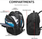 DUSLANG Travel Work Laptop Backpack - Image 3