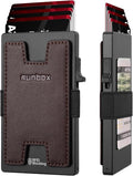 Mens Business Card Holder, Slim Card Wallet by RUNBOX