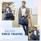 Gonex Canvas Duffle Bag for Travel 50L Expandable Duffel Weekend Overnight Bag - Image 11