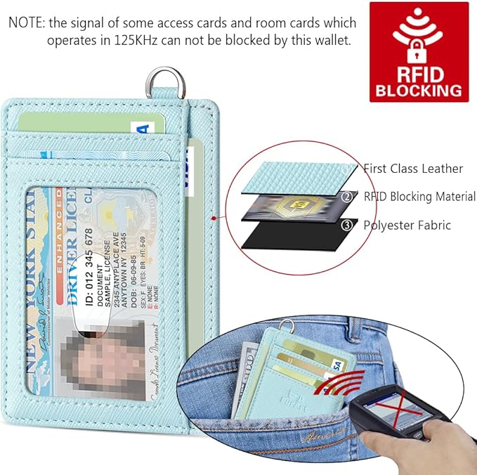 FurArt Slim Minimalist Wallet, Front Pocket Wallets, RFID Blocking, Credit Card - Image 5