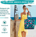 VASCHY Beach Bag for Women, Large Waterproof Sandproof Fold-able Packable Pool - Image 6