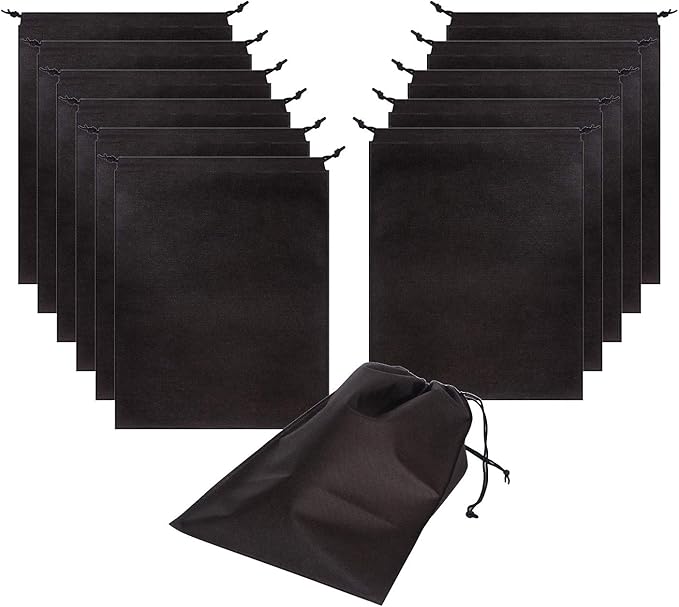 12 Pack Shoe Bags for Travel Non-Woven by DIOMMELL