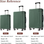 Merax Luggage Sets 3-Piece Hardshell - Image 2