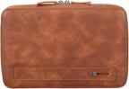Medicine Handmade Leather Cable Organizer Bag – Full-Grain Leather Travel Tech - Image 3