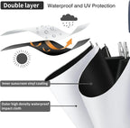 Color Glue Coating Sun Umbrella UV Protection Compact Folding Windproof - Image 2