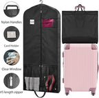 54" Garment Bags for Travel, 2 Pack Dress Bag for Hanging Clothes Storage - Image 6