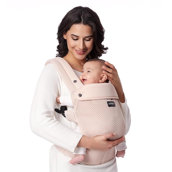 Momcozy Breathable Mesh Baby Carrier, Ergonomic and Lightweight Infant Carrier by Momcozy