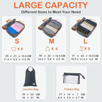 Cipway Compression Packing Cubes, Ultralight Luggage Organizer Bags - Image 6