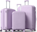 Nazhura Luggage Set, 3-Piece Hardside Suitcase Set, 20-inch Carry On, 28-inch by NazhuraGoodCompanionAtHome