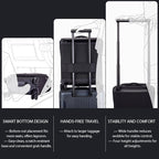 Verage Carry On Luggage with Wheels, 15 Inch Underseat Spinner Luggage Pro - Image 7