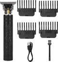 LQTⓇ Professional Beard Trimmer for Men, Rechargeable Hair Trimmer, Hair Clipper for for Hair Cutting, Cordless Electric Razor Shavers, Mens Gifts（Black）