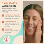 Fig.1 Hydrating Facial Cleanser Refill - Gentle Cream Face Wash for Sensitive Skin - Glycerin & Squalane - Daily Cleanser Face Wash for Women - Facewash Womens Non-Drying Formula - 3.4 oz/100 mL
