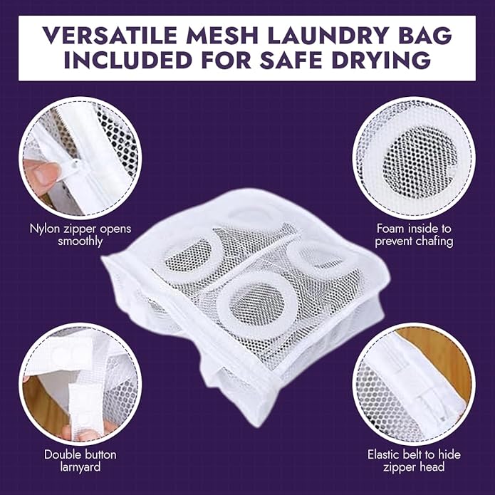 Shoe Cleaning Kit: Shoe Washing Bag, Mesh Laundry Bag - Image 5