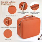 Travel Makeup Bag with LED Mirror, Cosmetic Bags - Image 4