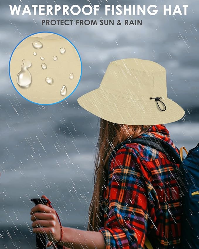 BROTOU Foldable Bucket Hats for Women/Men, UPF 50+ Wide Brim Sun Hat, - Image 5