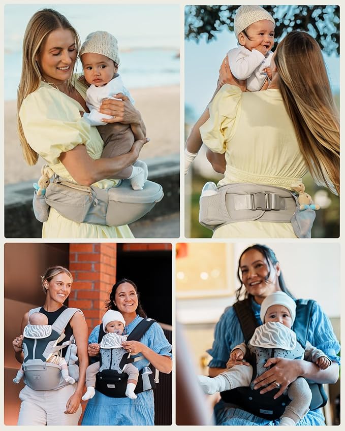 Baby Carrier, MOMTORY Safety-Certified 6-in-1 Baby Carrier - Image 8