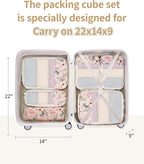 Narwey 6 Set Compression Packing Cubes - Image 2