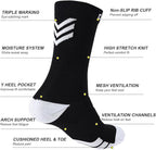 DOVAVA Dri-tech Compression Crew Socks, Comfort Boost Circulation - Image 4