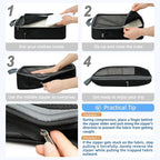 BAGAIL 4 Set/6 Set/8 Set Compression Packing Cubes Travel Accessories - Image 3