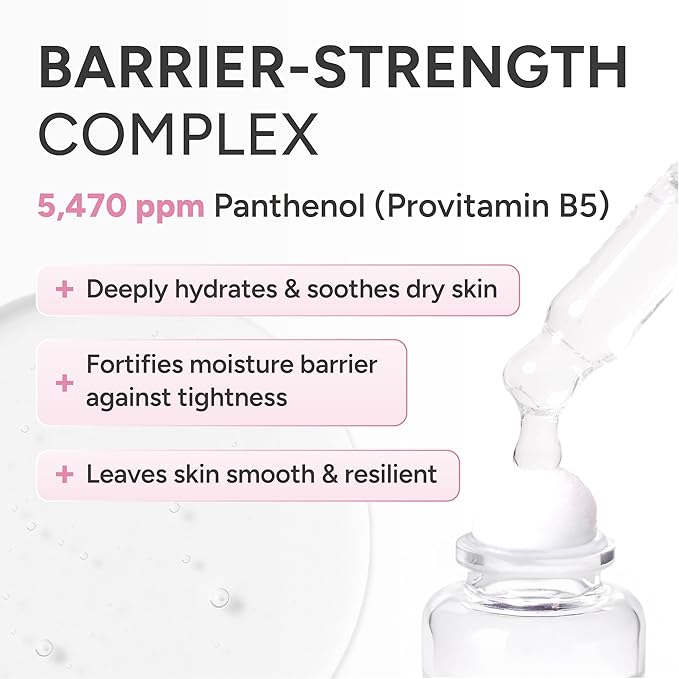 Panthenol Barrier Melting Snowball Capsule (8ea) – 5,470ppm Panthenol with Collagen & Hyaluronic Acid – Soothing, Hydrating, Barrier-Strengthening Freeze-Dried Capsule for Sensitive Skin