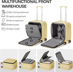 mixi Carry On Luggage, 18” Suitcase - Image 4