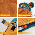 Camping Sleeping Bag, 32℉ Sleeping Bags - Image 3