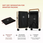 TUPLUS 20” Carry-On Hardside Luggage Lightweight ABS Travel Suitcase - Image 5