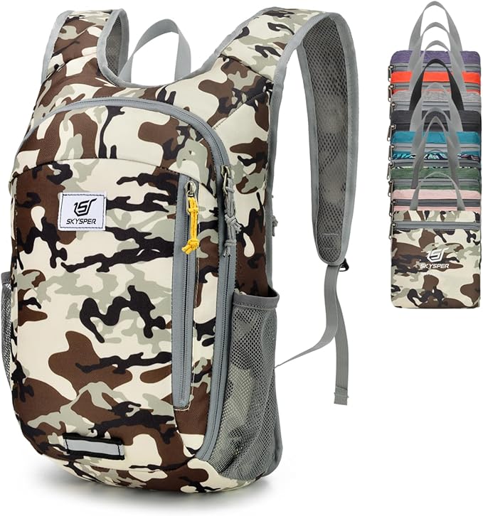 SKYSPER Small Daypack 10L Hiking Backpack Packable Lightweight Travel Day Pack by SKYSPER