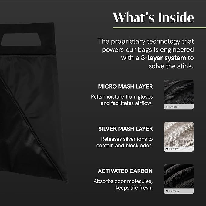 Salt Glove Bag Smell-Proof Durable Odor Containing Bag - Image 3