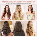 Hair Rollers with Clip Volumizing Bangs Curler DIY Styling Accessories Tool Portable Self Grip Volume Hair Root Clips 6PCS