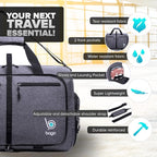 Bago Foldable Duffel Bags for Traveling Women & Men - 40L Sports Packable - Image 3