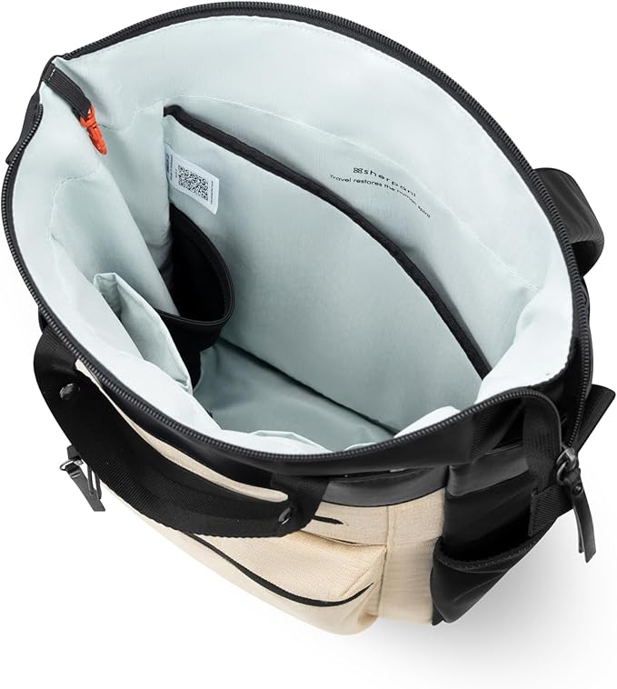 Sherpani Soleil, Anti Theft Convertible Backpack, 3 in 1 Tote Bag, Crossbody Bag - Image 5