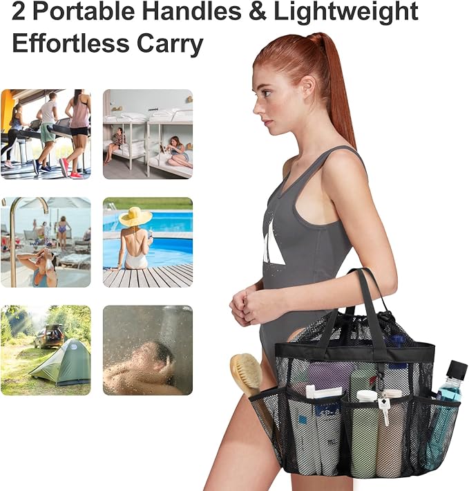 F-color Mesh Shower Caddy Portable - Image 6