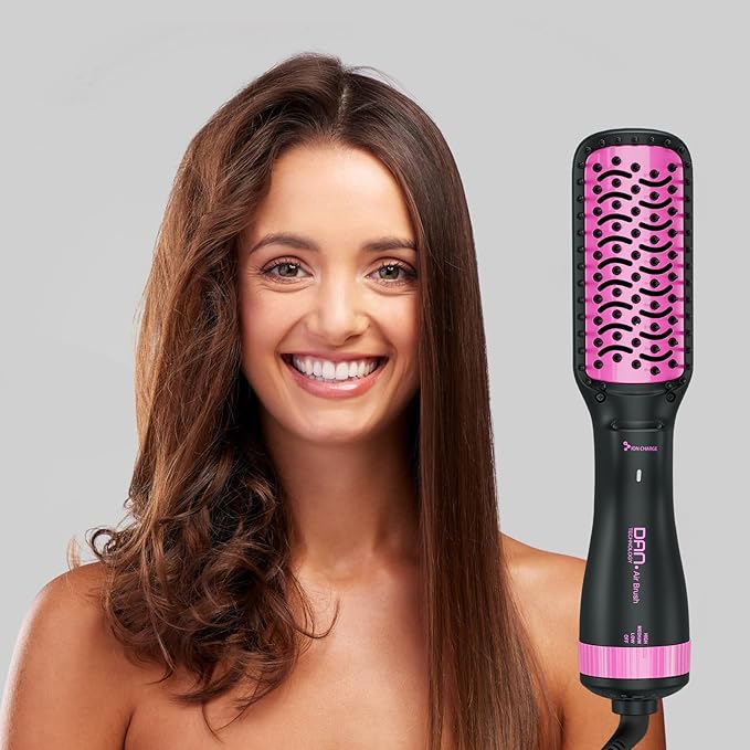 DAN Negative ion Hair Dryer Brush,Paddle Brush Blow Dryer,BlowDryerBrush,HairDryerBrush,Straightener Brush,BrushBlow dryers for Women