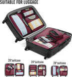 Veken 8 Set Packing Cubes for Travel Essentials, Suitcase Organizer Bags in 4 - Image 6