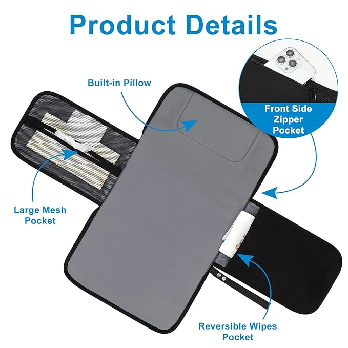 Accmor Portable Diaper Changing Pad, Waterproof Baby Changing Mat, Baby Diaper - Image 2