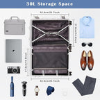 DOMINOX All Aluminum Carry On Luggage Hard Shell Luggage Aluminum Suitcase - Image 4