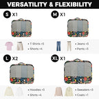 BAGAIL 9 Set Packing Cubes Luggage Packing Organizers - Image 2