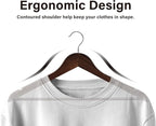 StorageWorks Wooden Hangers 30 Pack, Wood Coat Hanger - Image 7