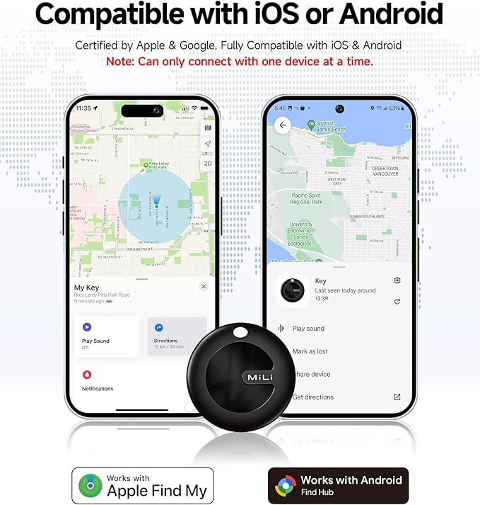 MiTag Duo - Bluetooth Tracker for iOS or Android, Smart Tracking Tag/Key - Image 2
