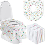 50 Packs Disposable Toilet Seat Covers Extra Large Individually Wrapped by Reginary
