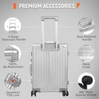 UrbanExplorer All Aluminum Carry On Luggage 22x14x9 Airline Approved Heavy Duty - Image 7