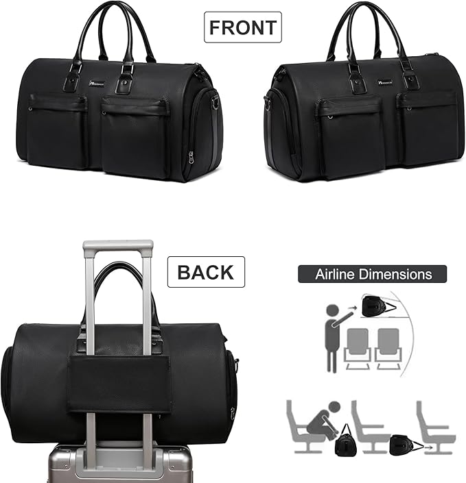 Modoker Garment Bags for Travel Carry on Duffle Bags for Airplane Weekender - Image 2